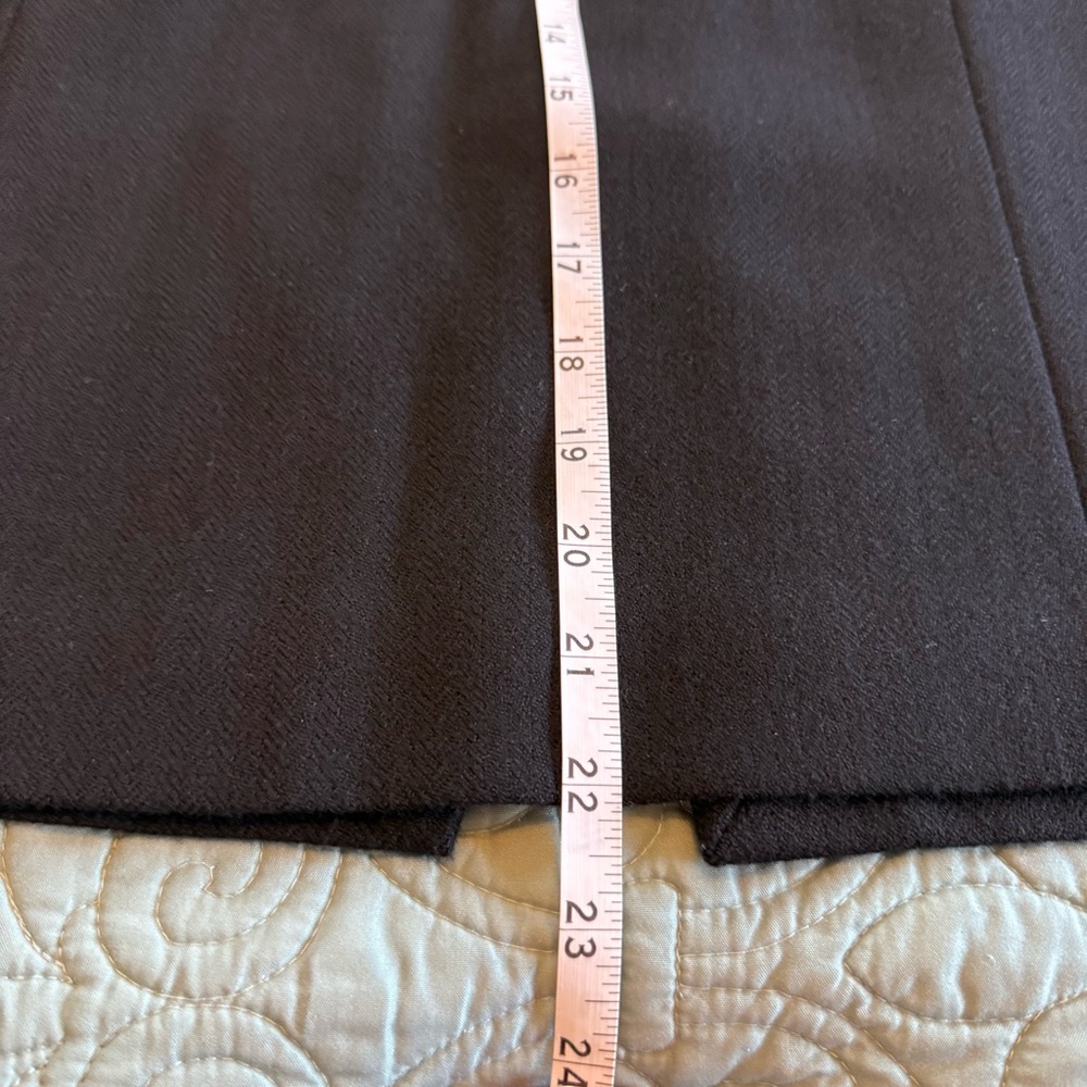 J. Crew Black Wool Pencil Skirt Women Size 8 - Picture 6 of 8